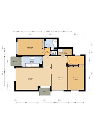 Floor plan - Pisanostraat 52, 5623 CC Eindhoven 